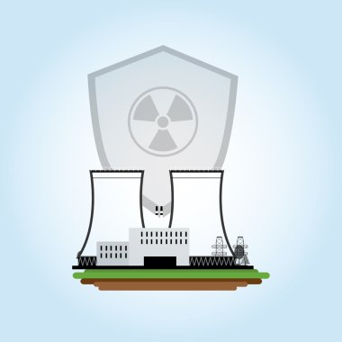 Endüstriyel güvenlik tasarım. Güvenlik simgesi. koruma kavramı