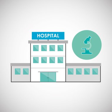 Hastane tasarım. Sağlıklı Merkezi. Acil durum kavramı