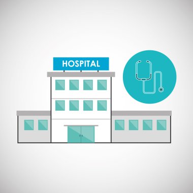 Hastane tasarım. Sağlıklı Merkezi. Acil durum kavramı