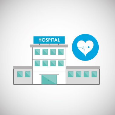Hastane tasarım. Sağlıklı Merkezi. Acil durum kavramı