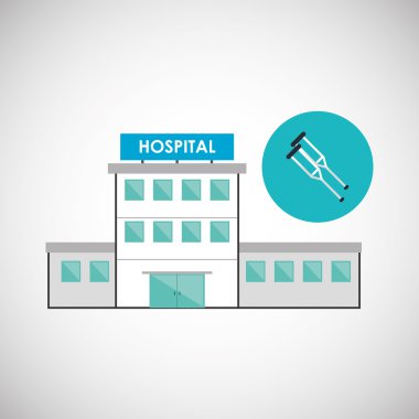Hastane tasarım. Sağlıklı Merkezi. Acil durum kavramı
