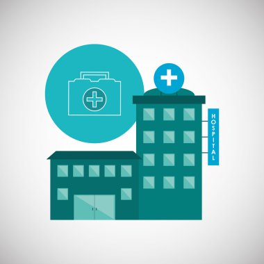 Hastane tasarım. Sağlıklı Merkezi. Acil durum kavramı