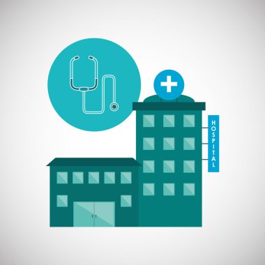 Hastane tasarım. Sağlıklı Merkezi. Acil durum kavramı