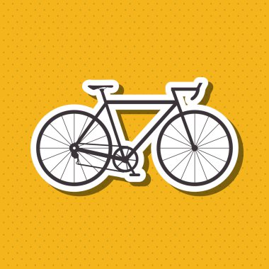 Bisiklet lifesyle tasarım, edita düz çizimi
