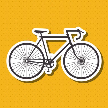 Bisiklet lifesyle tasarım, edita düz çizimi
