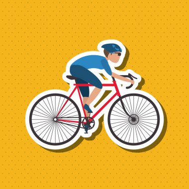 Bisiklet lifesyle tasarım, edita düz çizimi