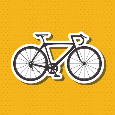 Bisiklet lifesyle tasarım, edita düz çizimi