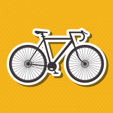 Bisiklet lifesyle tasarım, edita düz çizimi