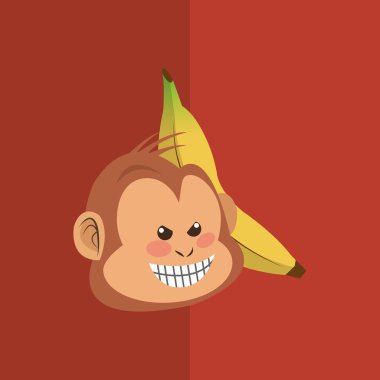 Maymun tasarım, hayvan ve karikatür kavramı