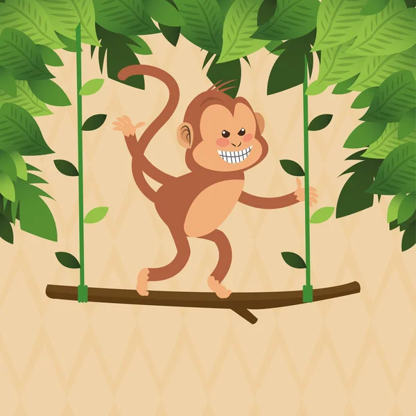 Maymun tasarım, hayvan ve karikatür kavramı