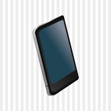 Smartphone tasarım. teknoloji simgesi. Online kavramı, vektör çizim