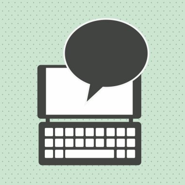 Smartphone tasarım. teknoloji simgesi. Online kavramı, vektör çizim