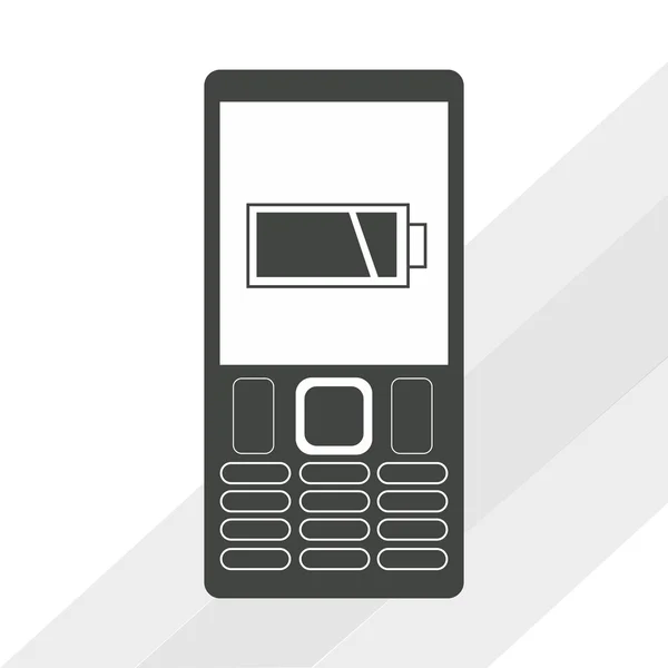 Diseño de Smartphone. icono de la tecnología. concepto en línea, ilustración vectorial — Vector de stock