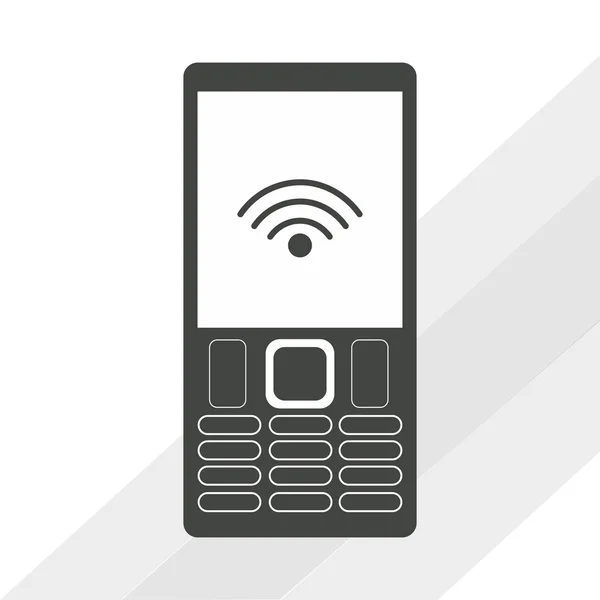 Diseño de Smartphone. icono de la tecnología. concepto en línea, ilustración vectorial — Vector de stock