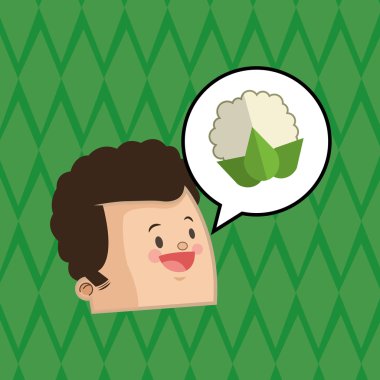 Organik gıda tasarım. sağlıklı gıda. Menü kavramı, vektör çizim