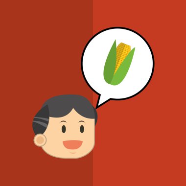 Organik gıda tasarım. sağlıklı gıda. Menü kavramı, vektör çizim