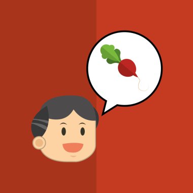 Organik gıda tasarım. sağlıklı gıda. Menü kavramı, vektör çizim