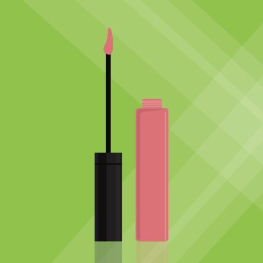 Tasarım yapmak. kozmetik simgesi. cilt bakım kavramı, vektör çizim