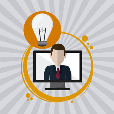 teknoloji tasarım. bilgisayar kutsal kişilerin resmi. Gadget'ı kavramı, vektör çizim