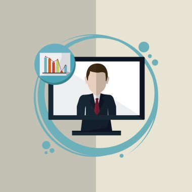 teknoloji tasarım. bilgisayar kutsal kişilerin resmi. Gadget'ı kavramı, vektör çizim