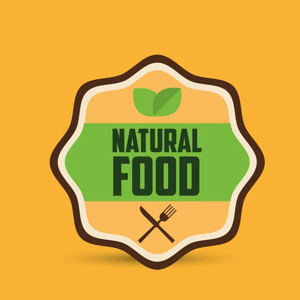 Bioélelmiszerek design. egészséges étel. menü koncepció, vektoros illusztráció — Stock Vector