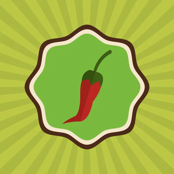 Organic food design. healthy food. menu concept, vector illustration — Stock Vector