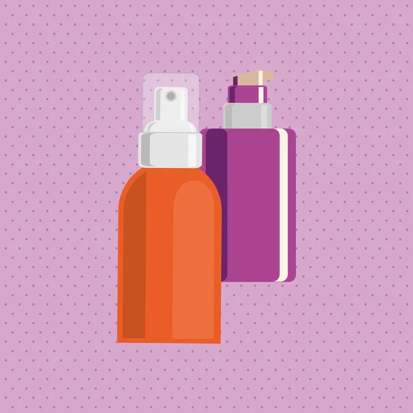 Make-up ontwerp. cosmetische pictogram. huid zorg concept, vectorillustratie — Stockvector