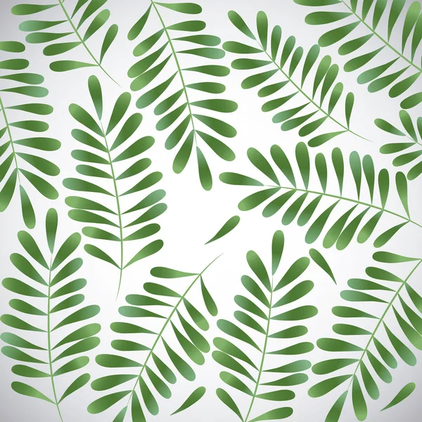 Tropiska lämnar design. Leaf ikon. naturliga koncept, vektor illustration — Stock vektor