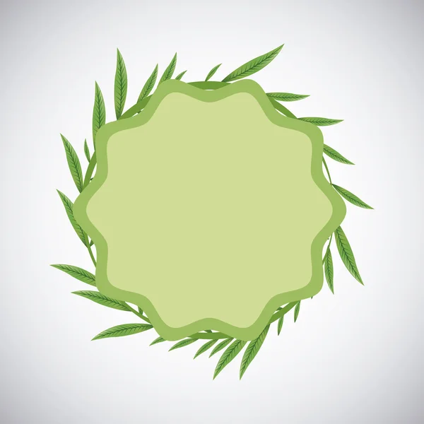 Desenho de folhas tropicais. ícone de folha. conceito natural, ilustração vetorial — Vetor de Stock