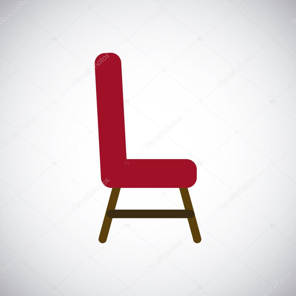 Chair design. seat icon. furniture concept, vector illustration ... Chair design. seat icon. furniture concept, vector illustration ...