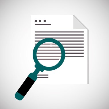 Belge tasarımı. veri simgesi. bilgi kavramı