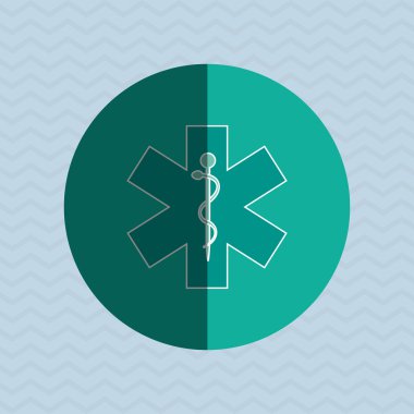 renkli tıbbi bakım tasarım, vektör çizim