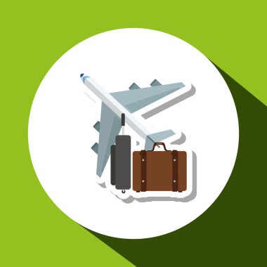 Tasarım, tatil ve Turizm kavramı, vektör çizim seyahat