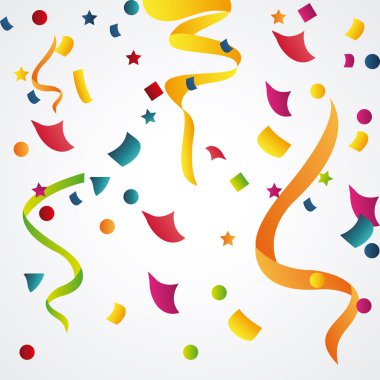 İyi ki doğdun tasarım. konfeti simgesi. kutlama kavramı