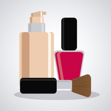 Kozmetik tasarım. Yukarı simgesi yapmak. cilt bakım kavramı