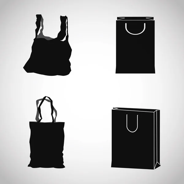 Design commercial. Icône sac à provisions. concept de vente — Image vectorielle