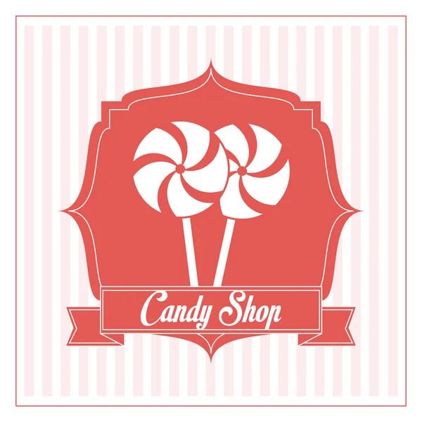 Candy design. sweet icon. dessert concept, vector illustration — Stock Vector