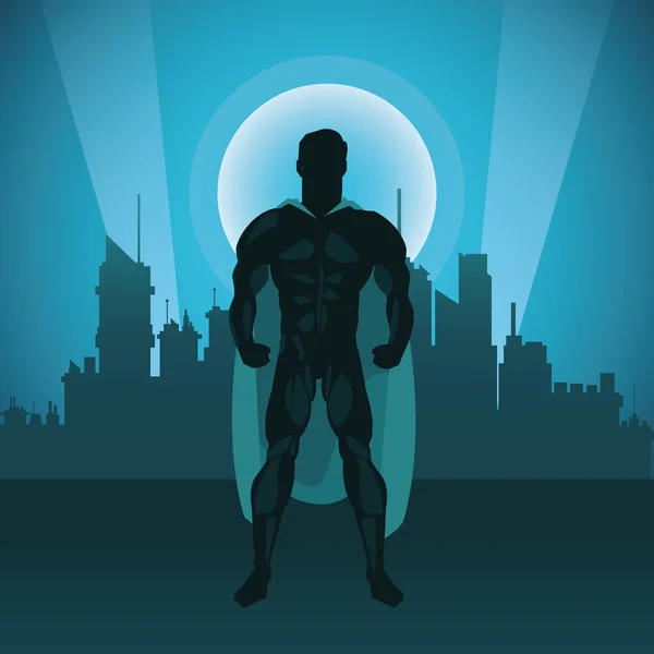 Superhero design. Superman icon. Costume illustration — Stock Vector
