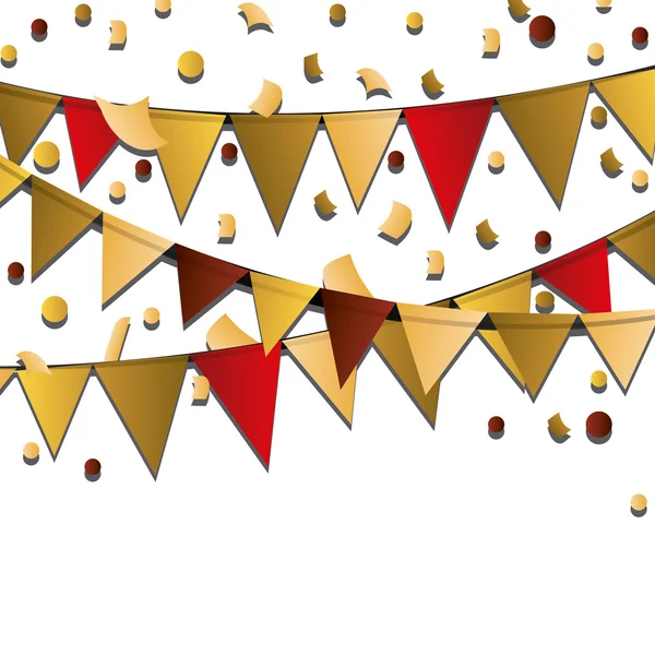 С днем рождения, дизайнер! икона конфетти. празднование концепции — стоковый вектор