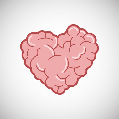 Yaratıcı tasarım. Kavram düşünüyorum. Zihin simgesi