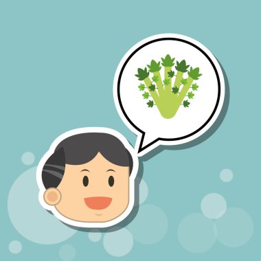 Organik gıda tasarım. sağlıklı gıda. Menü kavramı, vektör çizim