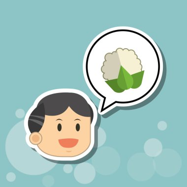 Organik gıda tasarım. sağlıklı gıda. Menü kavramı, vektör çizim