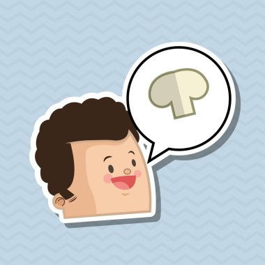 Organik gıda tasarım. sağlıklı gıda. Menü kavramı, vektör çizim