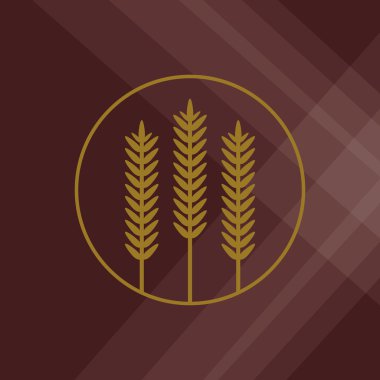 Buğday simgesi. tahıl tasarım. Tarım kavramı
