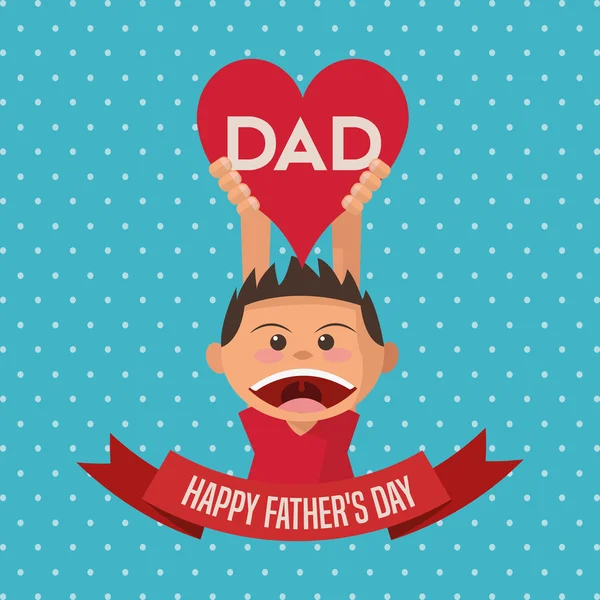 Babalar günü kavramı. kutlama tasarım. Tebrik simgesi