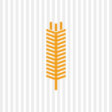 Buğday simgesi. tahıl tasarım. Tarım kavramı