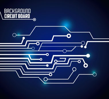 Devre kartı tasarım. teknoloji ve elektronik kavramı