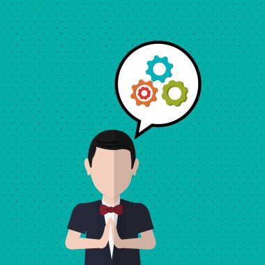 İş kavramı. ortam simgesi. iletişim kavramı