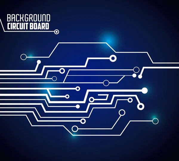 Diseño de placa de circuito. tecnología y concepto electrónico — Archivo Imágenes Vectoriales