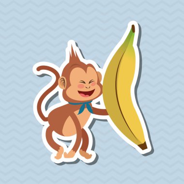 Maymun tasarım, hayvan ve karikatür kavramı